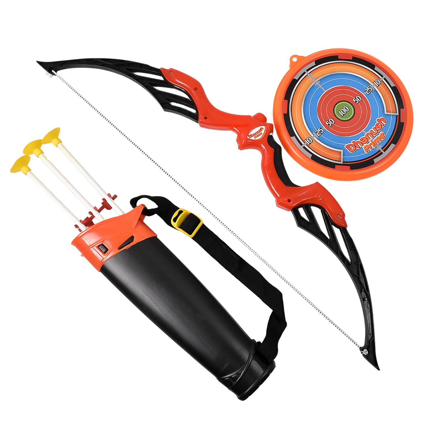 Arrow Big Archery Toy (1 Dhanush 3 Arrow 1 Target 1 Arrow Holder 1 Set)