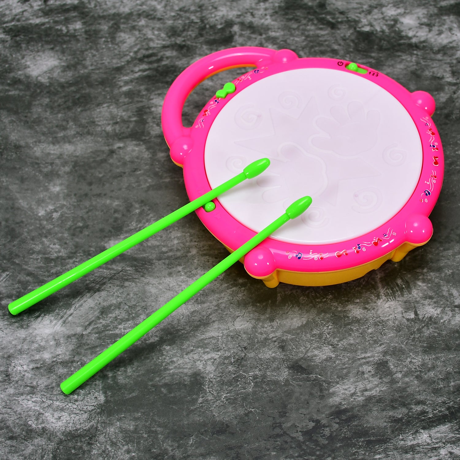 4461 Flash Drum Toys For Kids With Light Musical Sound Colorful Plastic Baby Drum Musical Toys For Children Baby Toy Instrument Best Gift For Boys Girls.