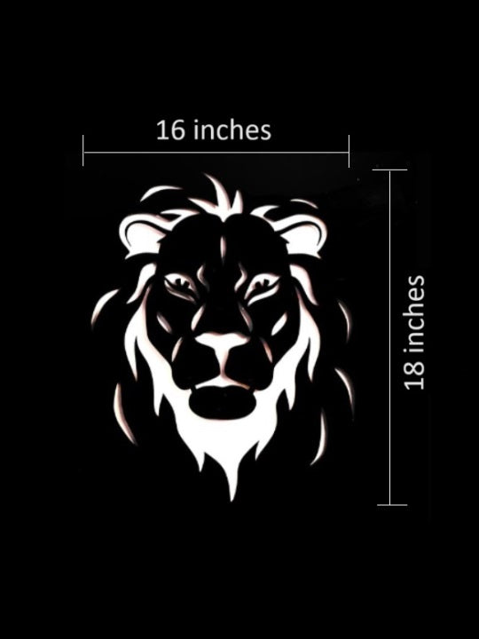 Wall Decor for your Living Room &amp; Office Space - Majestic Lion Face Wall Art