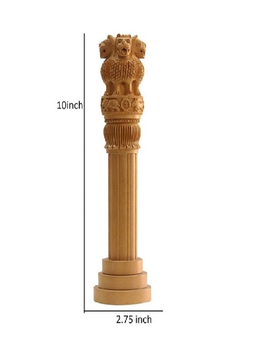 Home Decor_Wooden Ashoka Pillar (2)