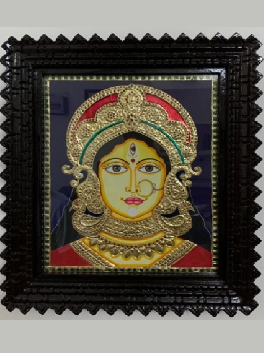 Tanjore Painting - Durga Matha 3
