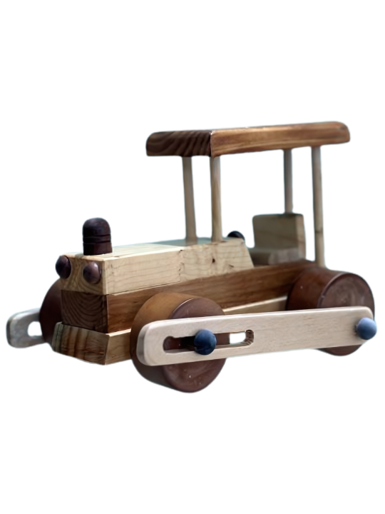 Wooden Bulldozer Toy