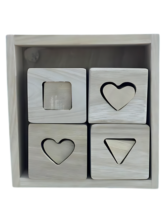 Wooden Shapes Box