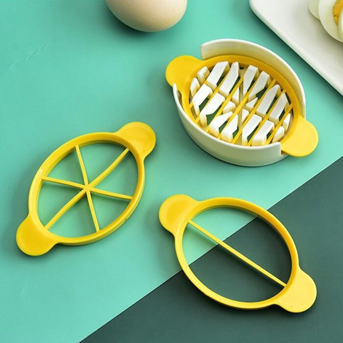 Egg Slicer, 3 in 1 Boiled Egg Slicer, Egg Slicer, Preserved Egg Slicer, Home Restaurant Kitchen Tool (1 Pc) - Image 4