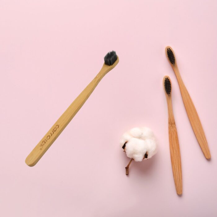 Bamboo Wooden Toothbrush Soft Toothbrush Wooden Child Bamboo Biodegradable Toothbrush, Manual Toothbrush for Adult, Kids (15 pcs set / With Round Box) - Image 6