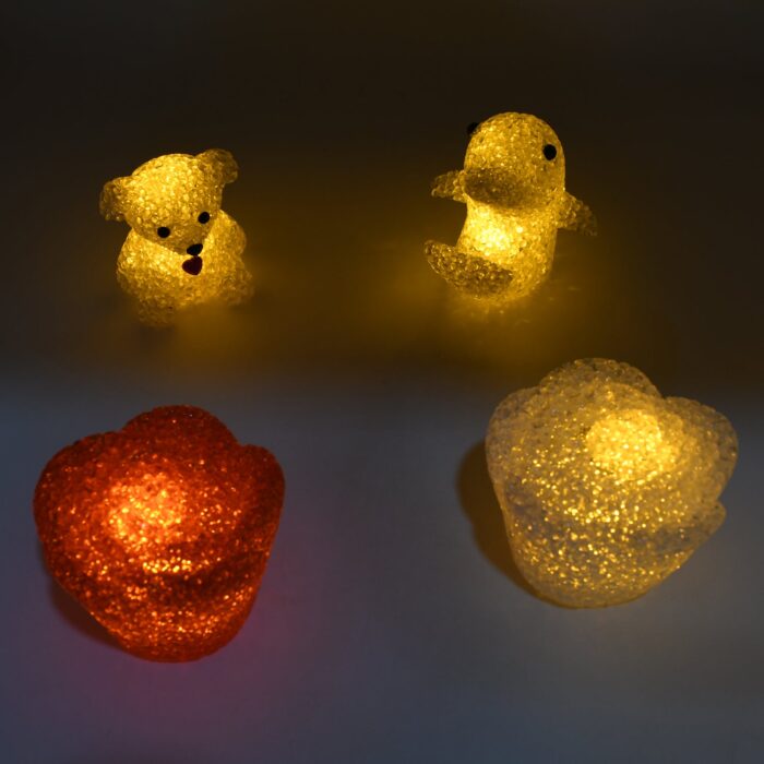 Unique Crystal Night Light: Multi-Shape LED Lamp (Mood Lighting) - Image 4