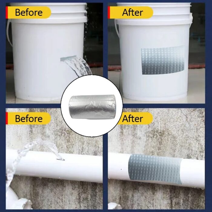Self-Adhesive Insulation Resistant High Temperature Heat Reflective Aluminum Foil Duct Tape Roll (1 Pc, 1802 Gm) - Image 5