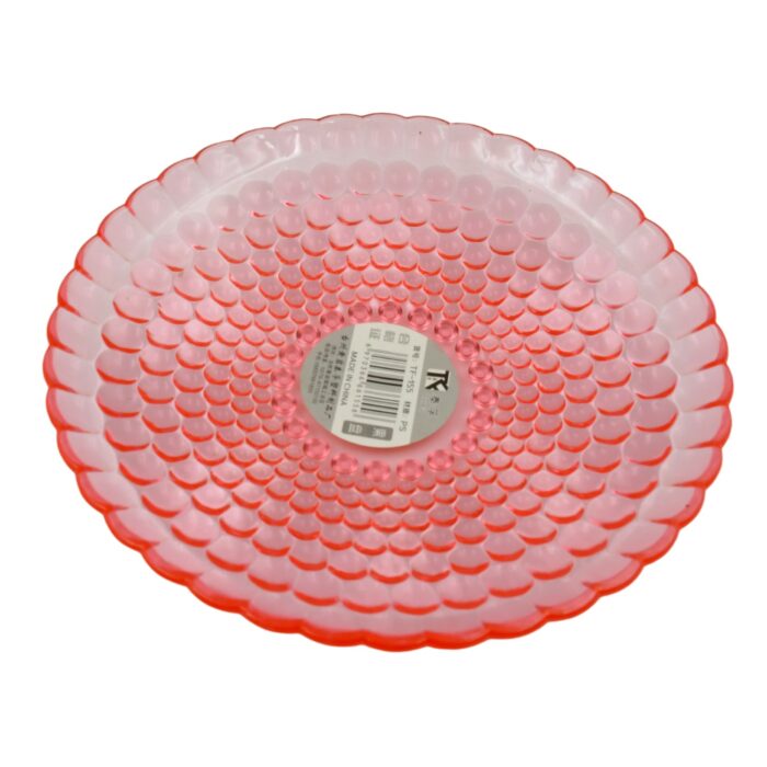 Round Plastic Dinner Plate  / Tray / Snacks / Breakfast Plate friendly Plastic Plate for Kids Party Supplies Birthday Holiday Party Dinnerware Supplies (1 Pc) - Image 3