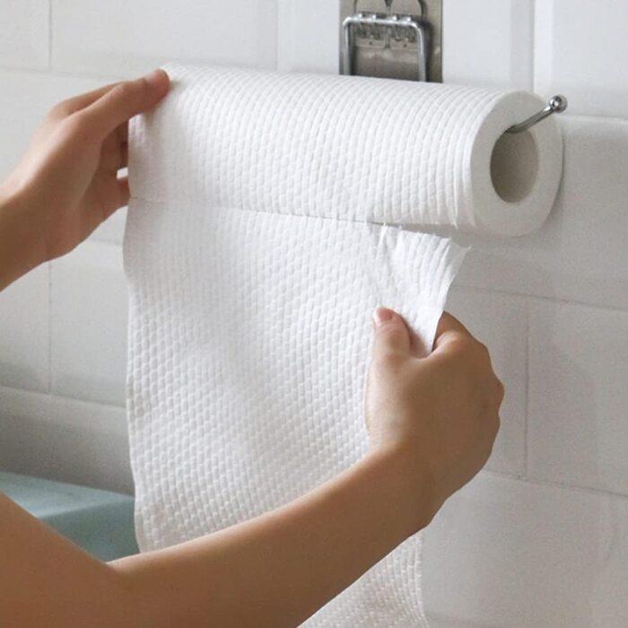Stainless Steel Adhesive Paper Roll Holder Tissue (1 pc) - Image 7