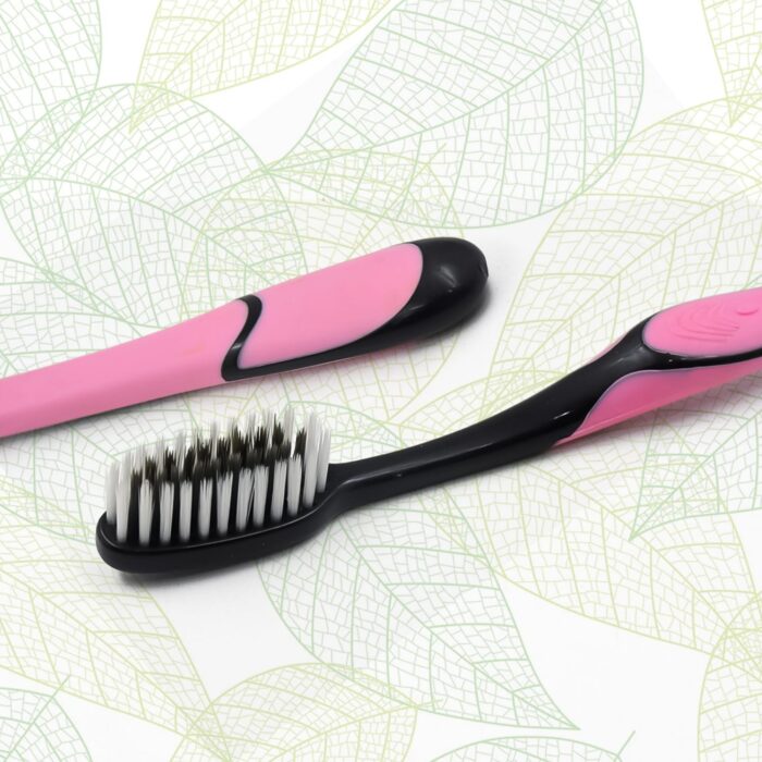 Soft Toothbrush With Plastic Round Box for Men and Women, Kids, Adults Plastic Toothbrush (10 pcs Set / Mix Color)  - Image 7