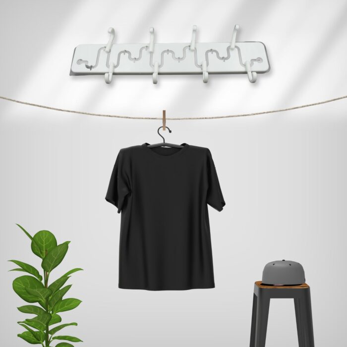 Adjustable Wall Hook: Slides for Easy Access (Bathroom & Home) - Image 2