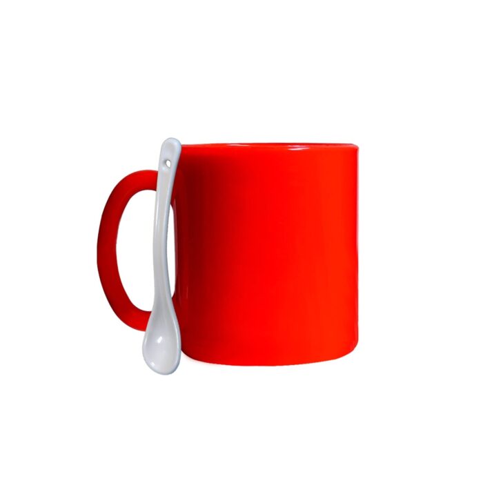 Coffee Mug With Spoon Ceramic Mugs to Gift your Best Friend Tea Mugs Coffee Mugs Microwave Safe. (Mix Colors) - Image 5