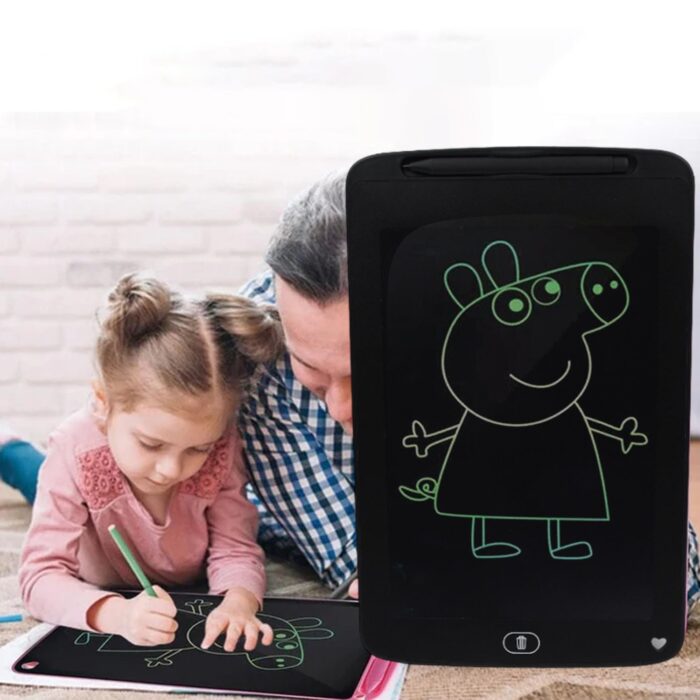 Portable LCD Writing Board Slate Drawing Record Notes Digital Notepad with Pen Handwriting Pad Paperless Graphic Tablet for Kids 12 inch - Image 3