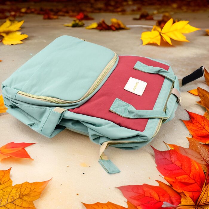 Multipurpose Mom's Backpack Diaper Bag (1 Pc / 14 Pocket / Small) - Image 7