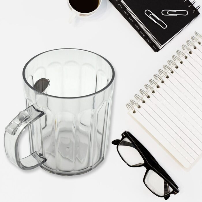 Multi-Purpose Plastic Cup, Toothpaste Holder Bathroom Cup Bathroom Cup With Slot Handle Mug Environmental Friendly Festival for Outdoor for Household  Gift For Anniversary and Birthday, (1 Pc) - Image 3