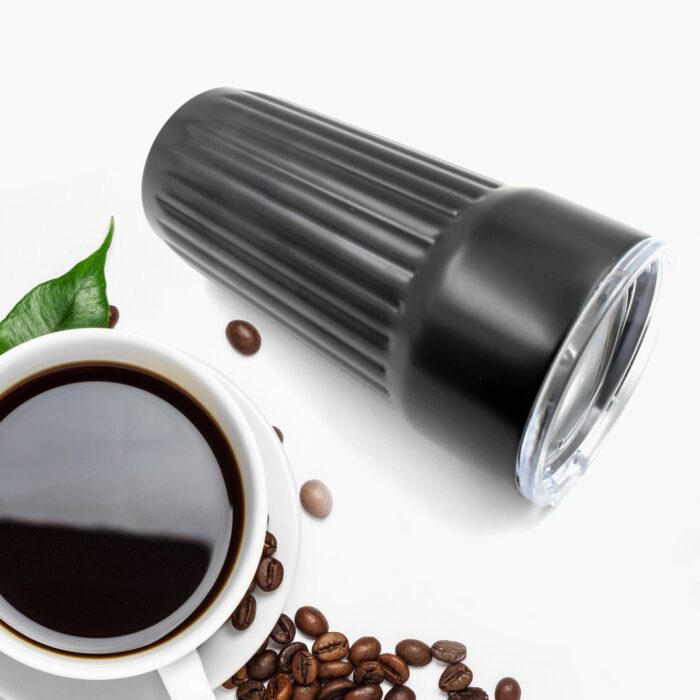 Stainless Steel Vacuum Insulated Travel Mug with Lid (1 Pc) - Coffee, Tea - Image 3