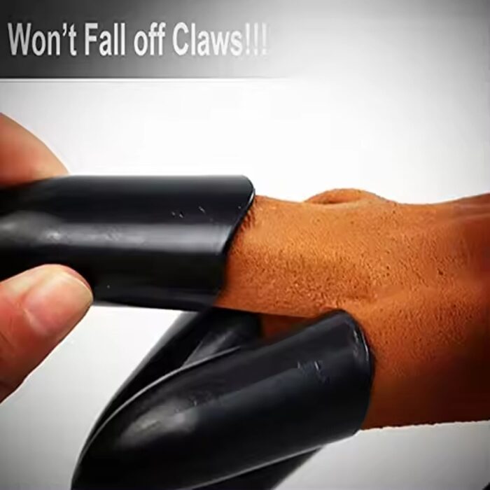 Garden Farming Gloves With Hand Fingertips & Plastic Claws (1 Pair) - Image 4