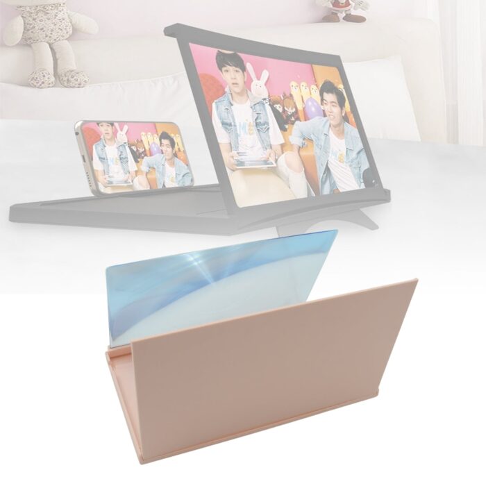 3D Phone Screen Magnifier Video Screen Amplifier Expander Holder Bracket for Mobile Phone Screen Zoom Display (1 Pc) - Image 3