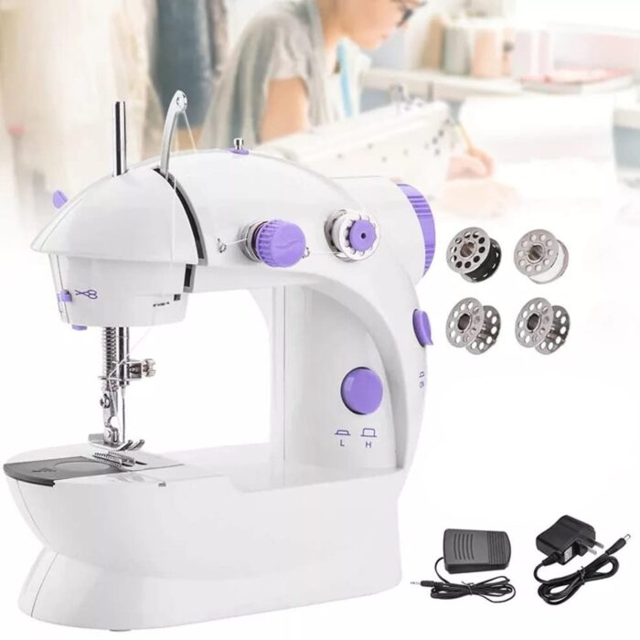 Home Tailoring Sewing Machine With Extension Table Set, Foot Pedal, Adapter Mini Electric Silai Machine, Portable Stitching Machine/Tailoring Machine - Image 3