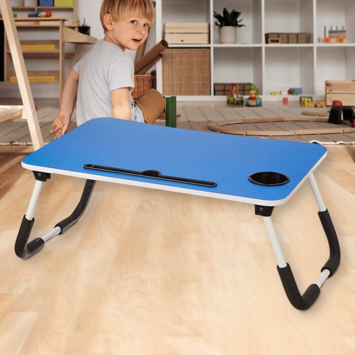 Multi-Purpose Laptop Desk for Study and Reading with Foldable Non-Slip Legs Reading Table Tray , Laptop Table ,Laptop Stands, Laptop Desk, Foldable Study Laptop Table - Image 3