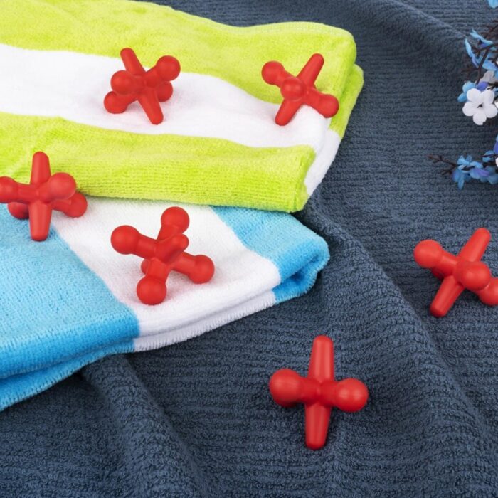 Reusable Eco-Friendly Laundry Washing Balls for Washing Machine, Laundry dryer Ball (6 Pc Set) - Image 4