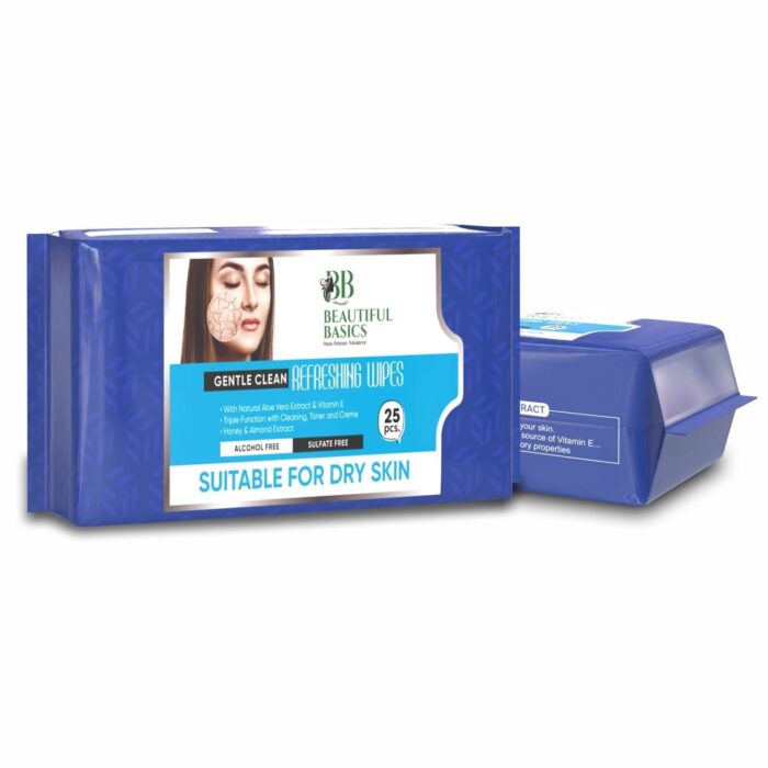 Refreshing Wet Wipes for Face | Facial Cleansing | Refreshing & Skin Hydration| Soothing for skin | pH Balance & Alcohol Free | Nourishing with Fruit extract | 25 Wipes - Image 5