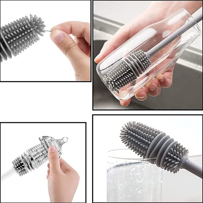 Multipurpose Bottle Cleaning Brush: Kitchen Tool - Image 3