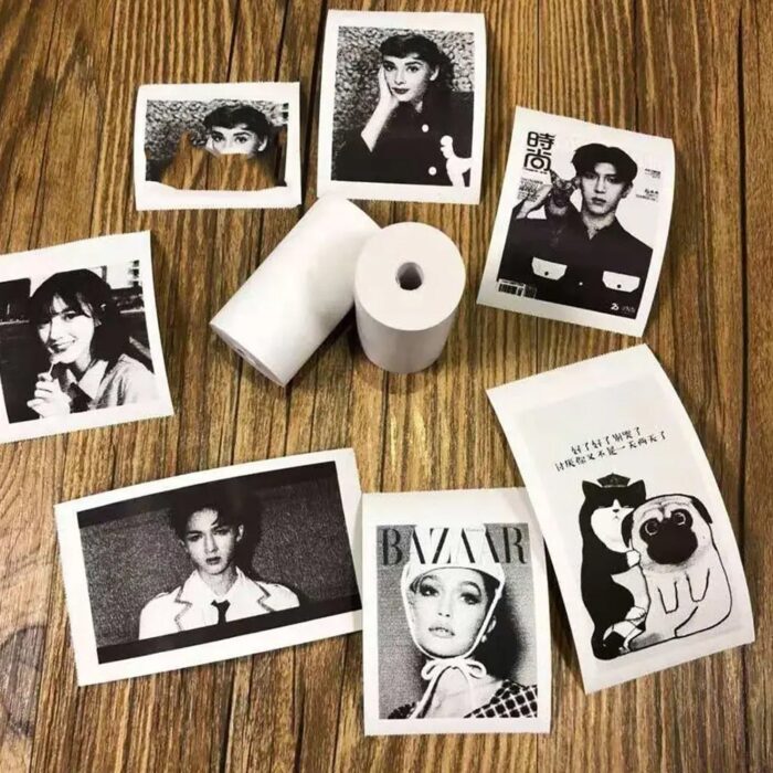 Small Thermal Printer Paper, Printing Paper Roll Aging Resistant Fast Color Rendering Portable Clear Printing for Travel (1 Pc / Printing Paper Roll ) - Image 5