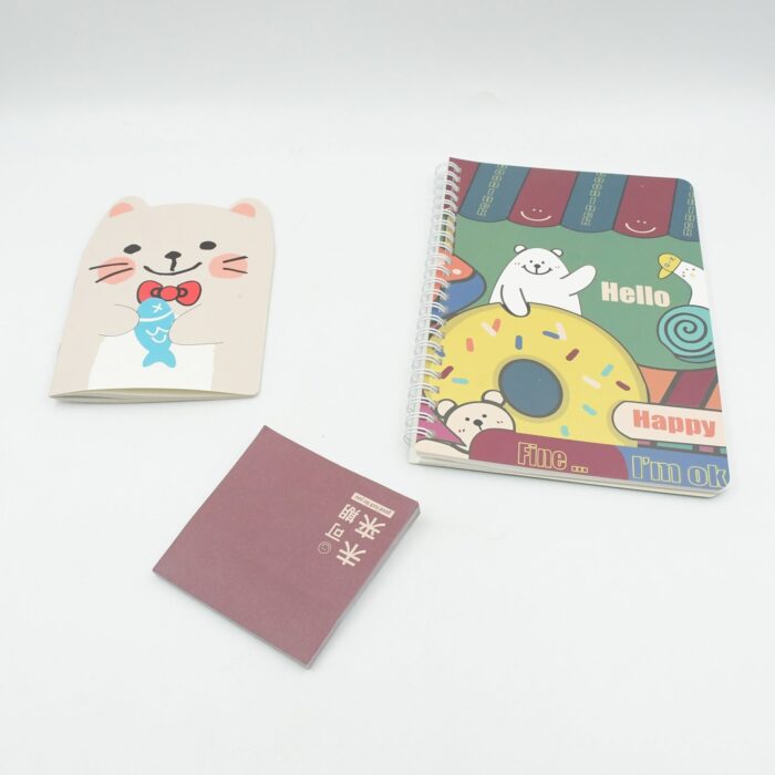 Cartoon Stationery Box  Cartoon Design School Box Book , diary , Pen , Eraser, Sharpner , Sticker & Pen Refill Student Gift School box  (1 box) - Image 7