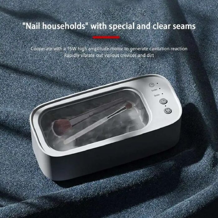 Ultrasonic Jewelry, Cleaner, Ultrasonic Cleaning Machine, Portable Jewelry Cleaning Machine for Jewelry, Ring, Silver, Retainer, Glasses, Watches, Coins, High Frequency Vibration Machine google/ optical cleaner machine (USB Operated) - Image 6