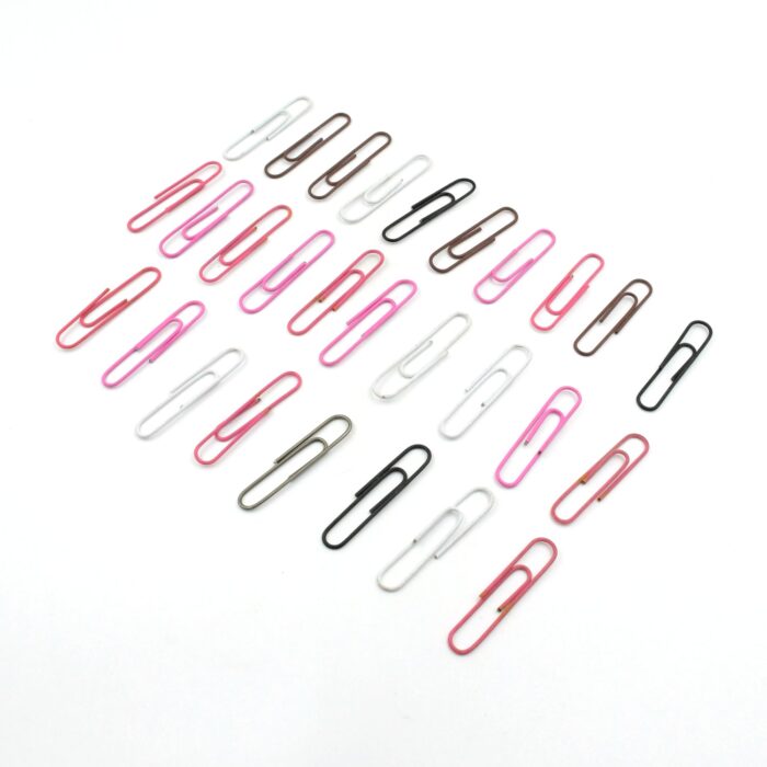 MultiPurpose Assorted Color Coated Paper Clips, Assorted Sizes, Durable & Rustproof, Colored Paper Clips for Paperwork, DIY Work, classify Documents, Bookmark, Snacks Bag Clips, Suitable for Home, School, Office (Approx 28 Pcs) - Image 4