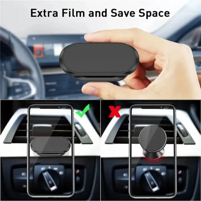 Magnetic Phone Mount/Holder for Car, Super Strong Magnet Universal Car Mount, Dashboard 360° Rotation for Car, Desk, Office, Home & Kitchen for All Smart phones (1 Pc) - Image 5