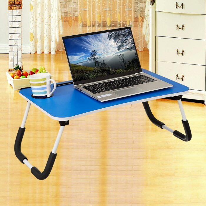 Multi-Purpose Laptop Desk for Study and Reading with Foldable Non-Slip Legs Reading Table Tray , Laptop Table ,Laptop Stands, Laptop Desk, Foldable Study Laptop Table - Image 4
