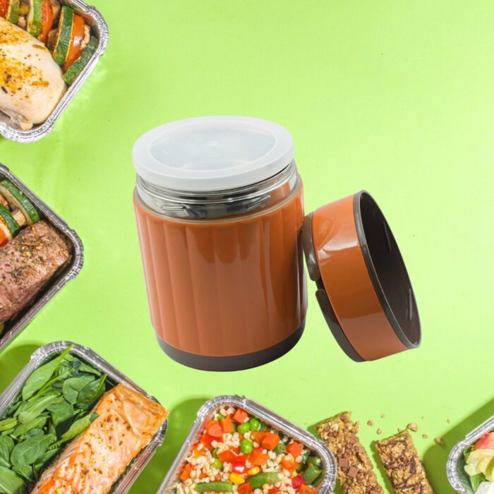Leak-proof Thermos Flask For Hot Food, Warm Soup Cup, Vacuum Insulated Lunch Box, Food Box for Thermal Container For Food Stainless Steel - Image 2