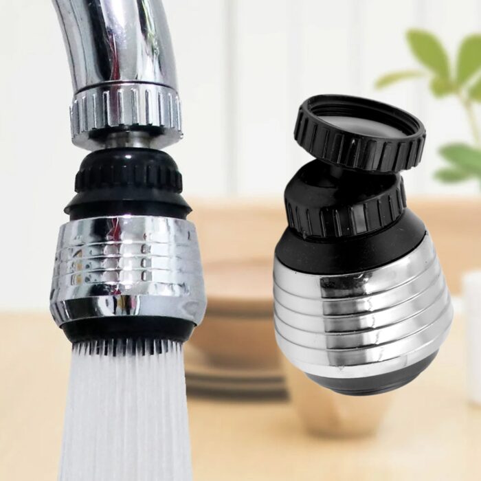 Faucet Bubbler, Faucet Aerator, Water Filter 360° Sink Use for Kitchen, Bathroom, Home Use, High Pressure Power Spray, Plating, for Kitchen Bathroom (1 Pc) - Image 3