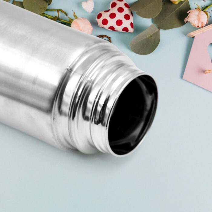 Vacuum Flask Without Cover, 18/8 Stainless Steel | Hot and Cold Water Bottle with Push-Down Lid | Double Walled Stainless Steel Bottle for Travel, Home, Office, School, Picnic (750 ML / Without Cover) - Image 6