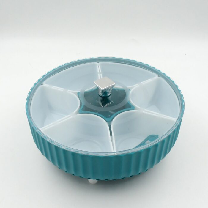Dry Fruit & Snack Organizer: 360° Revolving Box (7 Compartments, Airtight) - Image 5