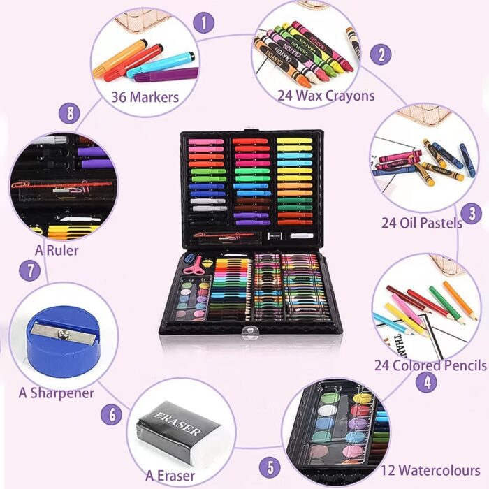 Painting & Drawing Sets for Kids (150 Pcs Set) - Image 3
