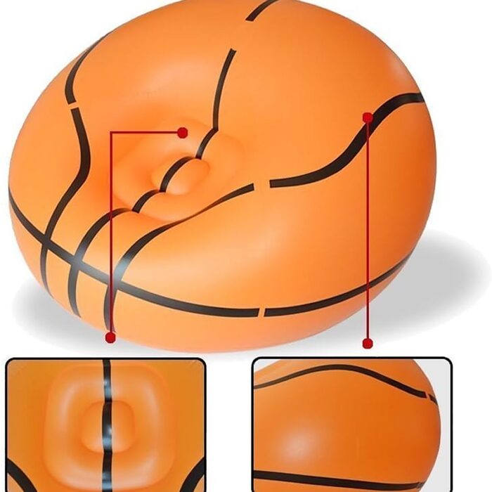 Foldable Sofa, Cartoon Style Inflatable Folding Chair, Ball Chair, Inflatable Sofa for Adults, Kids size (110cm x 80cm) - Image 5