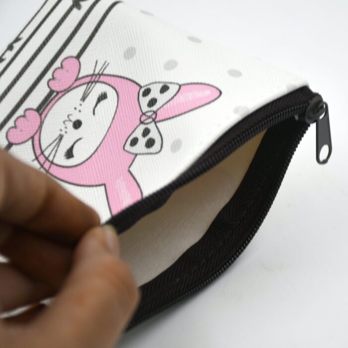 Mini Reusable Multipurpose Washable Pouch Case Travel, Boys & Girls Pouch with Zip, Cosmetic Makeup Pouch, Mini Backpack, for Travel (10x9 CM) - Image 5