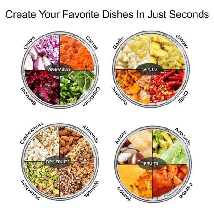 Effortless Chopping: Manual Food Chopper (Compact & Powerful) - Image 5
