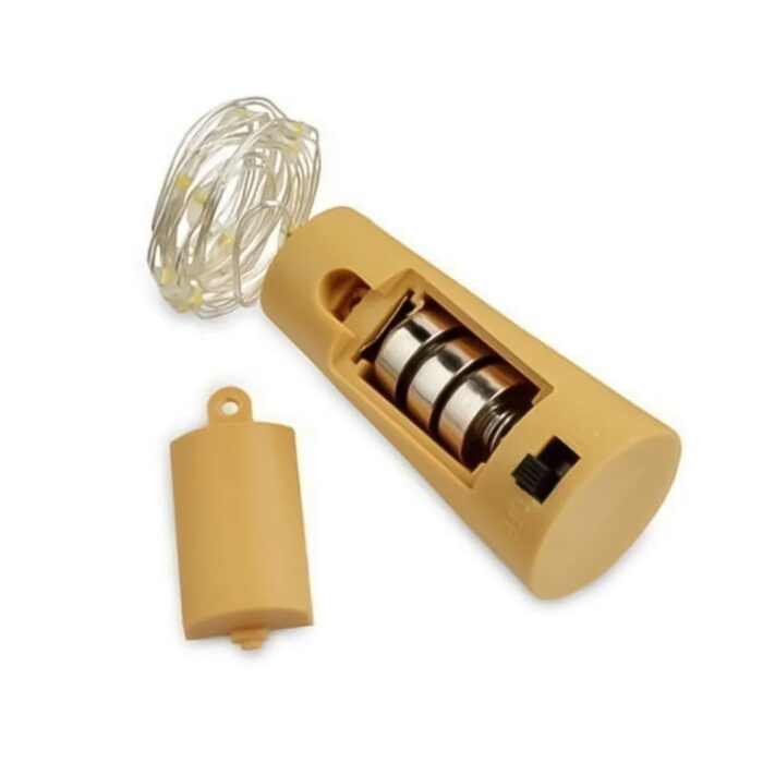 Wine Bottle Cork String Light | Multi LED / 2M Cable Length Copper Wire Battery Operated (Multicolor Light / 1 Pc) - Image 5