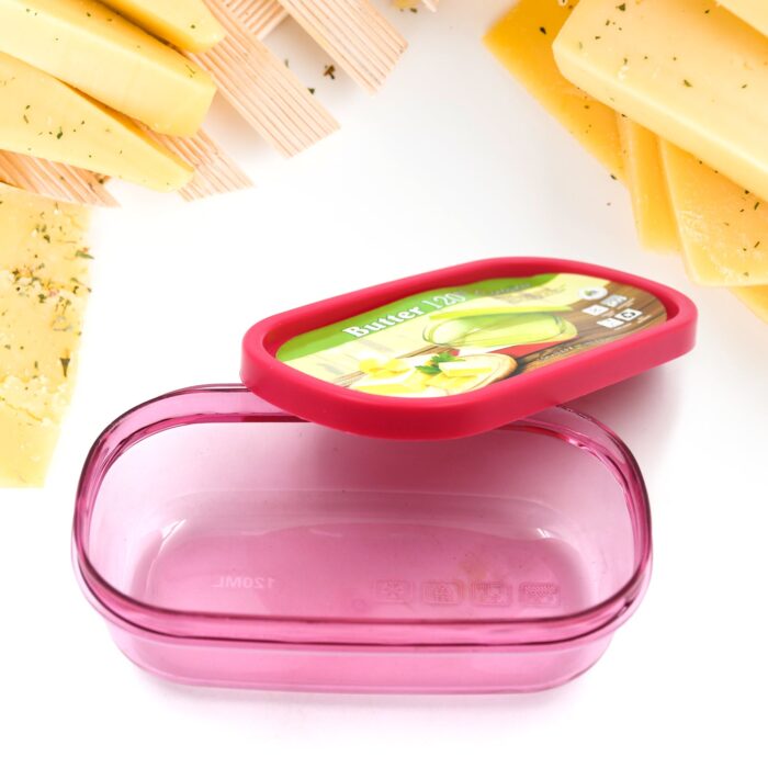 Butter Container, PP Butter Storage Box Easy to Take Portable Large Capacity for Kitchen for Home for Cheese for Butter (120 ML) - Image 3