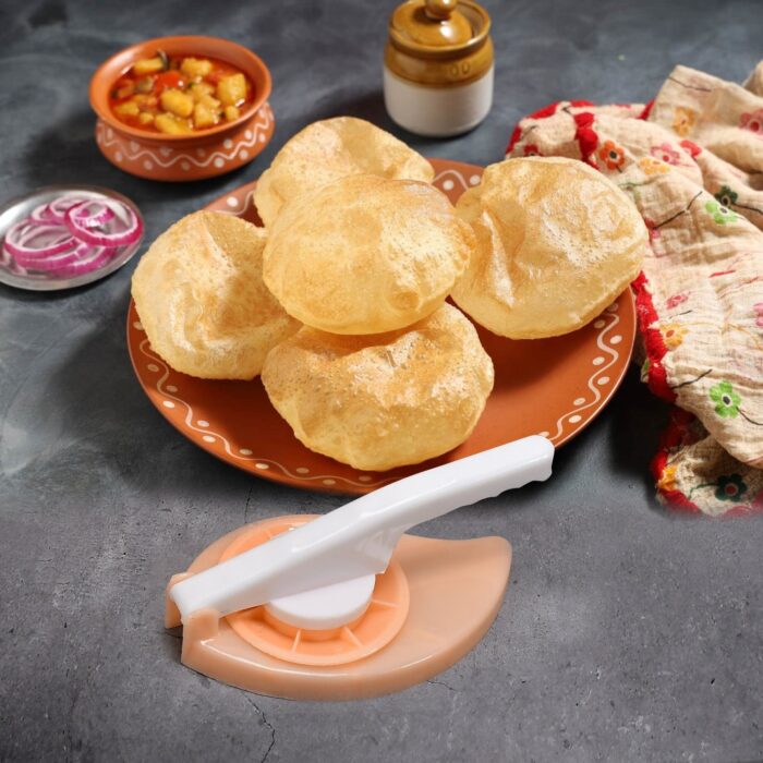 Puri Chapati Press Machine Plastic For Kitchen Use ( 1 pcs ) - Image 3