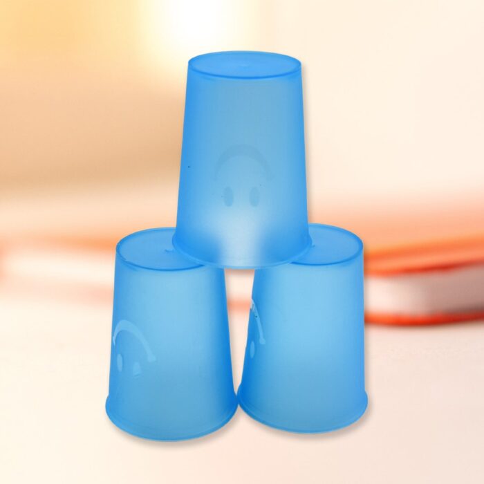 Plastic Tumblers Lightweight Cups / Glass Reusable Drinking Cups Restaurant Cups Dishwasher Safe Beverage Tumblers Glasses for Kitchen Water Transparent Glasses 3 pc Set - Image 5