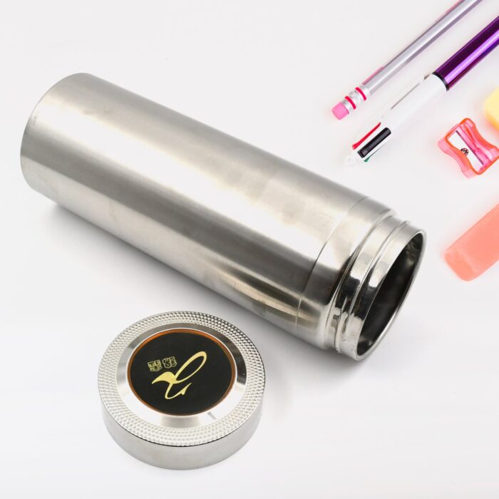 Stainless Steel Vacuum Flask Water Bottle, Fridge Water Bottle, Leak Proof, Rust Proof, Hot & Cold Drinks, Gym BPA Free Food Grade Quality, For office/Gym/School (Approx 1000 ML) - Image 3