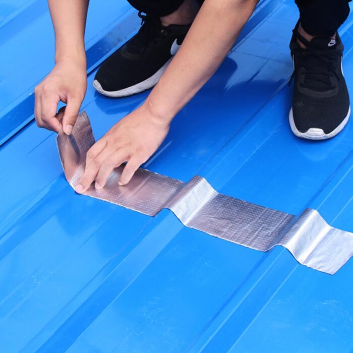 Self-Adhesive Insulation Resistant High Temperature Heat Reflective Aluminium Foil Duct Tape Roll (1 Pc 796 Gm) - Image 2