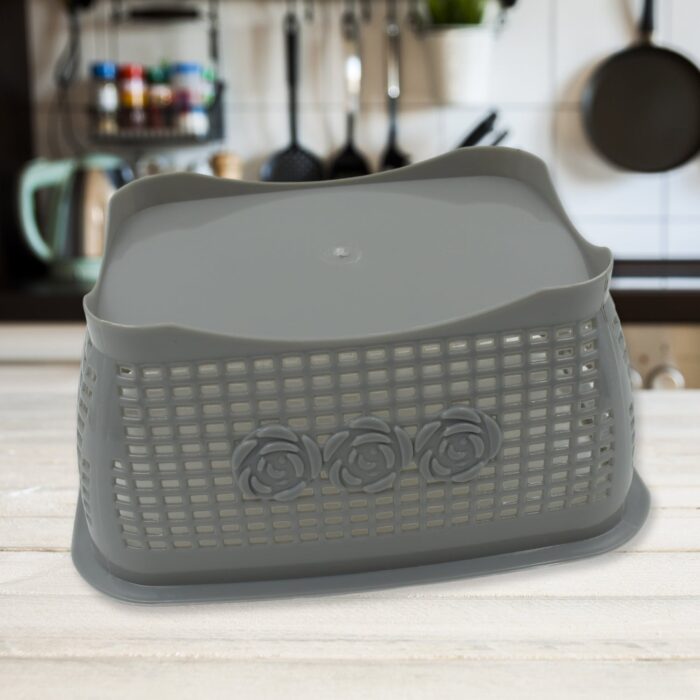 Multipurposes Plastic Basket, Organizer for Kitchen, Countertop, Cabinet, Bathroom with Lid, Plastic Storage Basket For Store Fruits, Vegetables, Magazines, Cosmetics, Stationary (1 Pc / Mix Color ) - Image 6