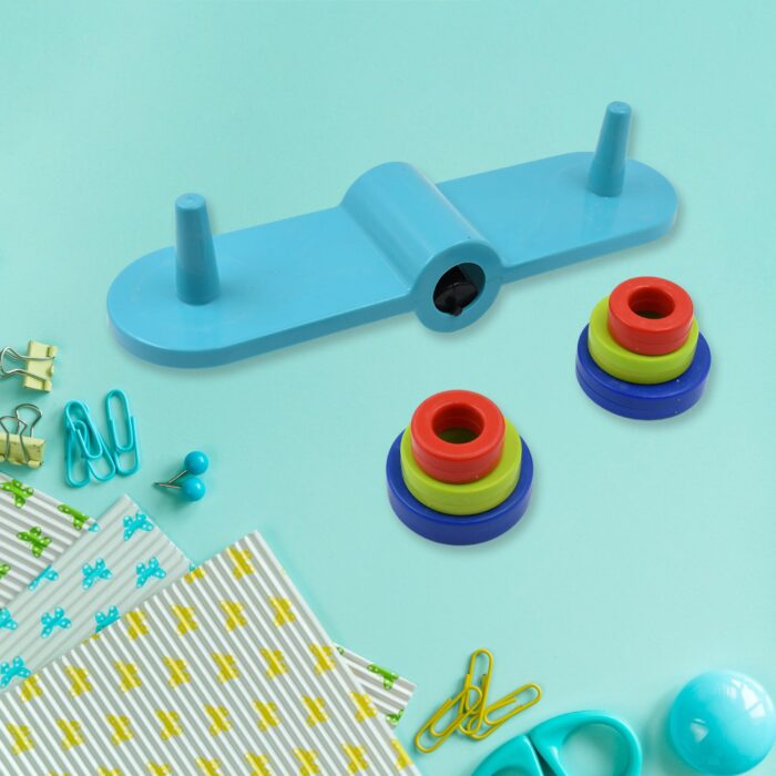 Plastic Kids Weighing Scale Toy, Child Age Group: 4-6 Yrs, Weighing Balance Toy for Colorful Weights Pre-School Learning Game | Education Puzzle Learning for Kids (1 Pc) - Image 6