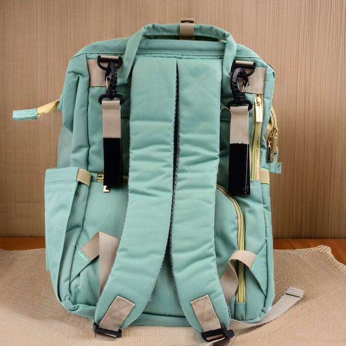 Multipurpose Mom's Backpack Diaper Bag (1 Pc / 14 Pocket / Small) - Image 3